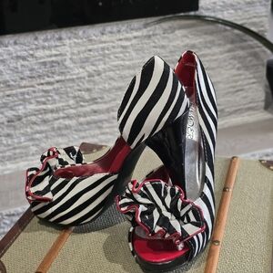 ZEBRA HIGH HEELS
